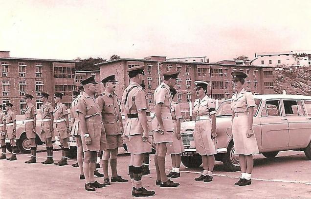 RAF Police Parade - Khormaksar 1963
